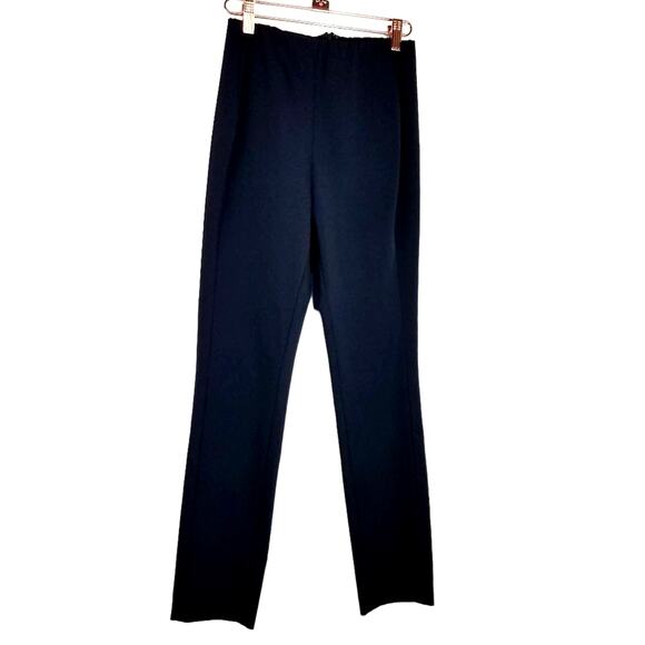 Theory | Dark Blue Structured Pants Slacks 2 - Picture 1 of 8